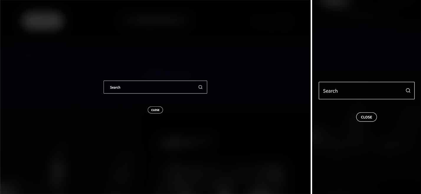 商品検索App:検索フォームの展開時(PC|スマホ)