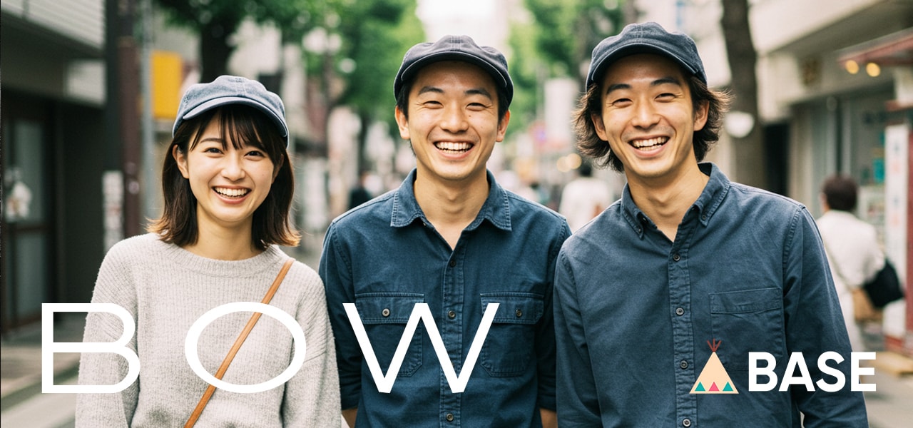 「BOW」 BASEにて販売中