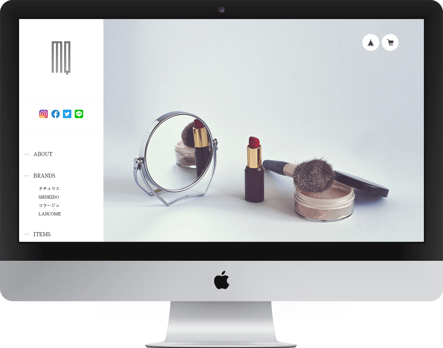 BASEテーマ「MQ」PC画面