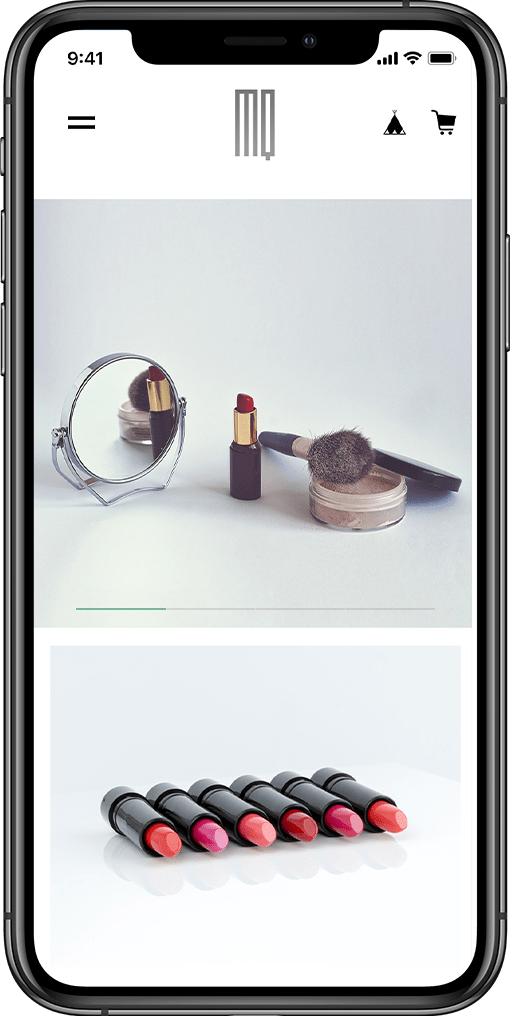 BASEテーマ「MQ」スマホ画面