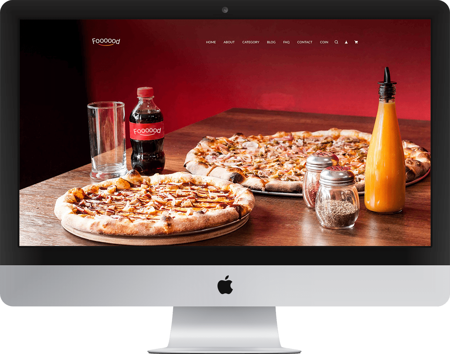 BASEテーマ「Foooood」PC画面